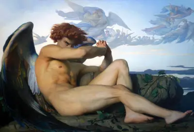 Fallen Angel Painting by Alexandre Cabanel